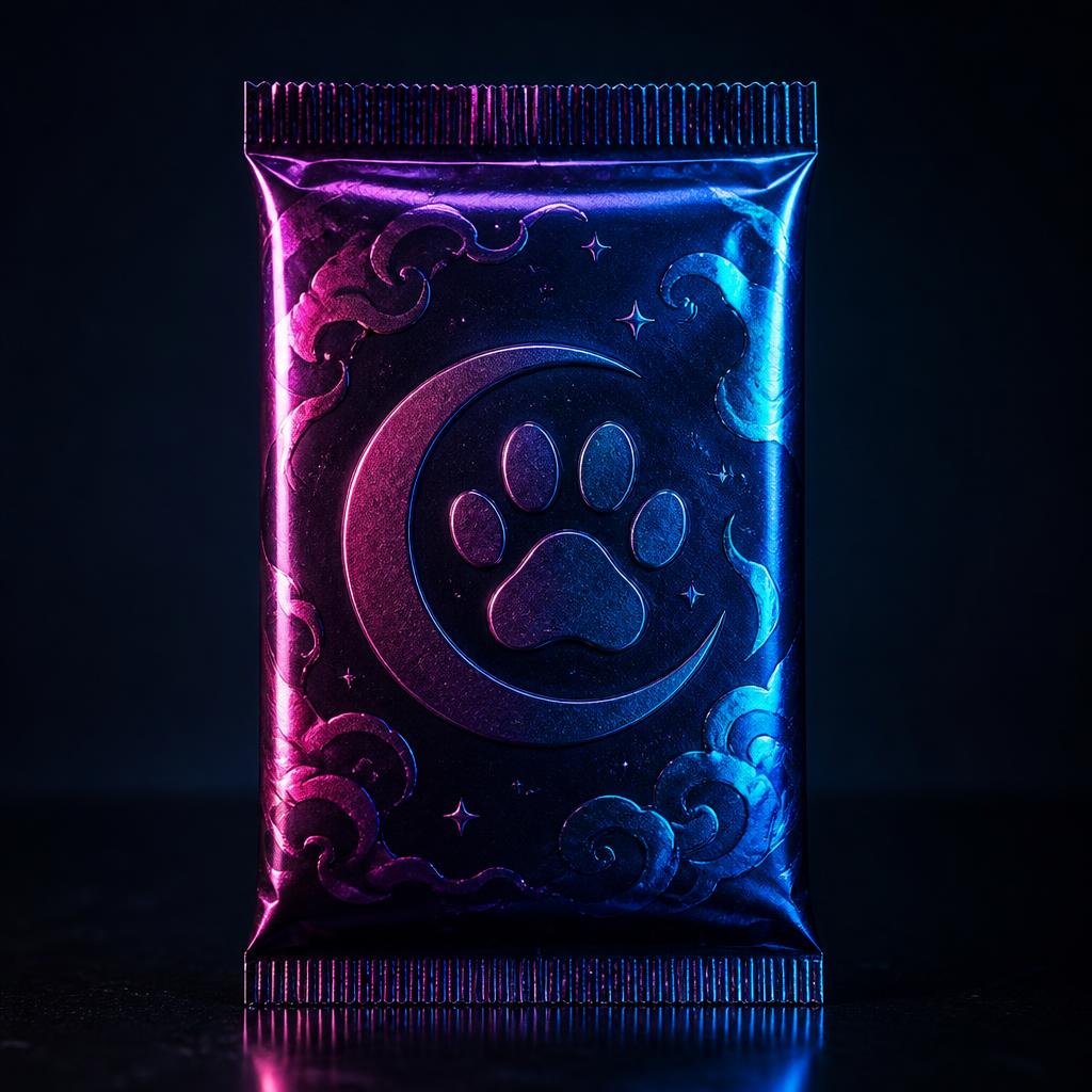 Concept mockup of a foil booster pack